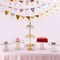 Crystal Gold Tower Plate Cupcake Stand 3-Tier Wedding Cake Dessert Display Plate